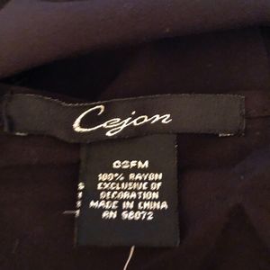 Cejon Jackets & Coats - Cejon Lace Trim Black Ivory Kimono NEW! Cejon Jackets & Coats - Cejon Lace Trim Black Ivory Kimono NEW!